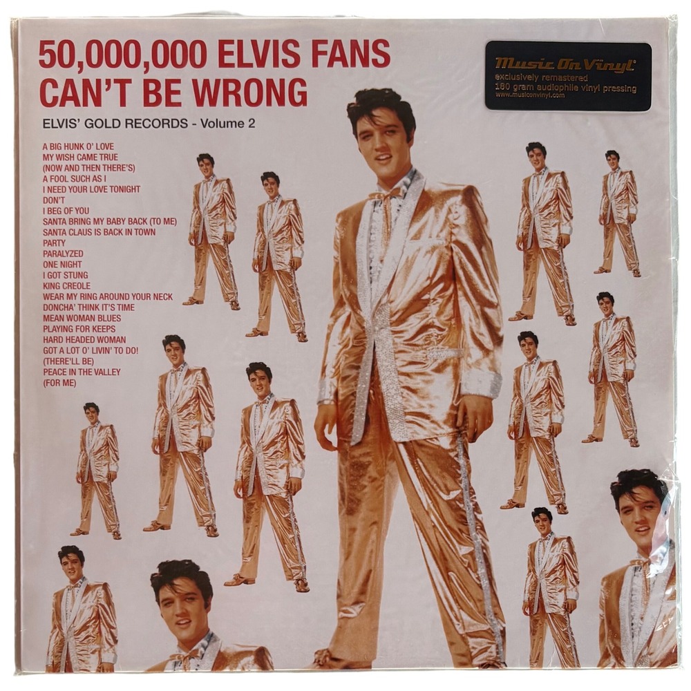 Elvis Presley 50,000,000 Elvis Fans Can't Be Wrong Gold Records Vol 2 Vinyl LP